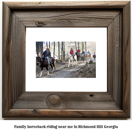 family horseback riding near me in Richmond Hill, Georgia